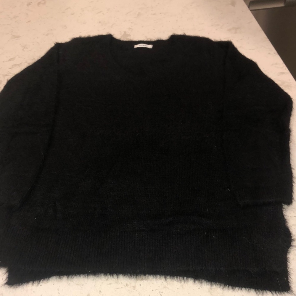 Beautiful long fuzzy sweater